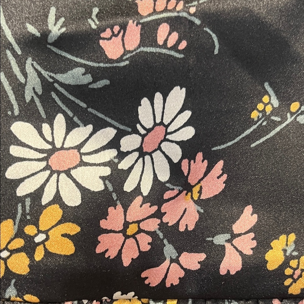 Abercrombie Kids Satin Floral Tiered Dress size 11/12 - Picture 3 of 12